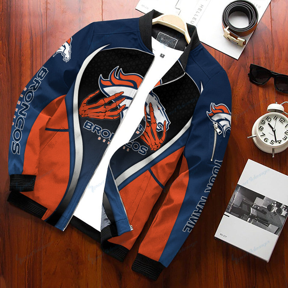 Denver Broncos Personalized Bomber Jacket BG393