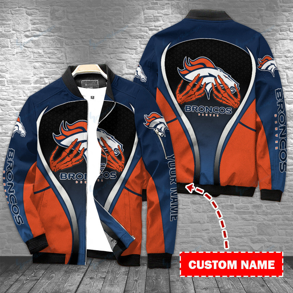 Denver Broncos Personalized Bomber Jacket BG393