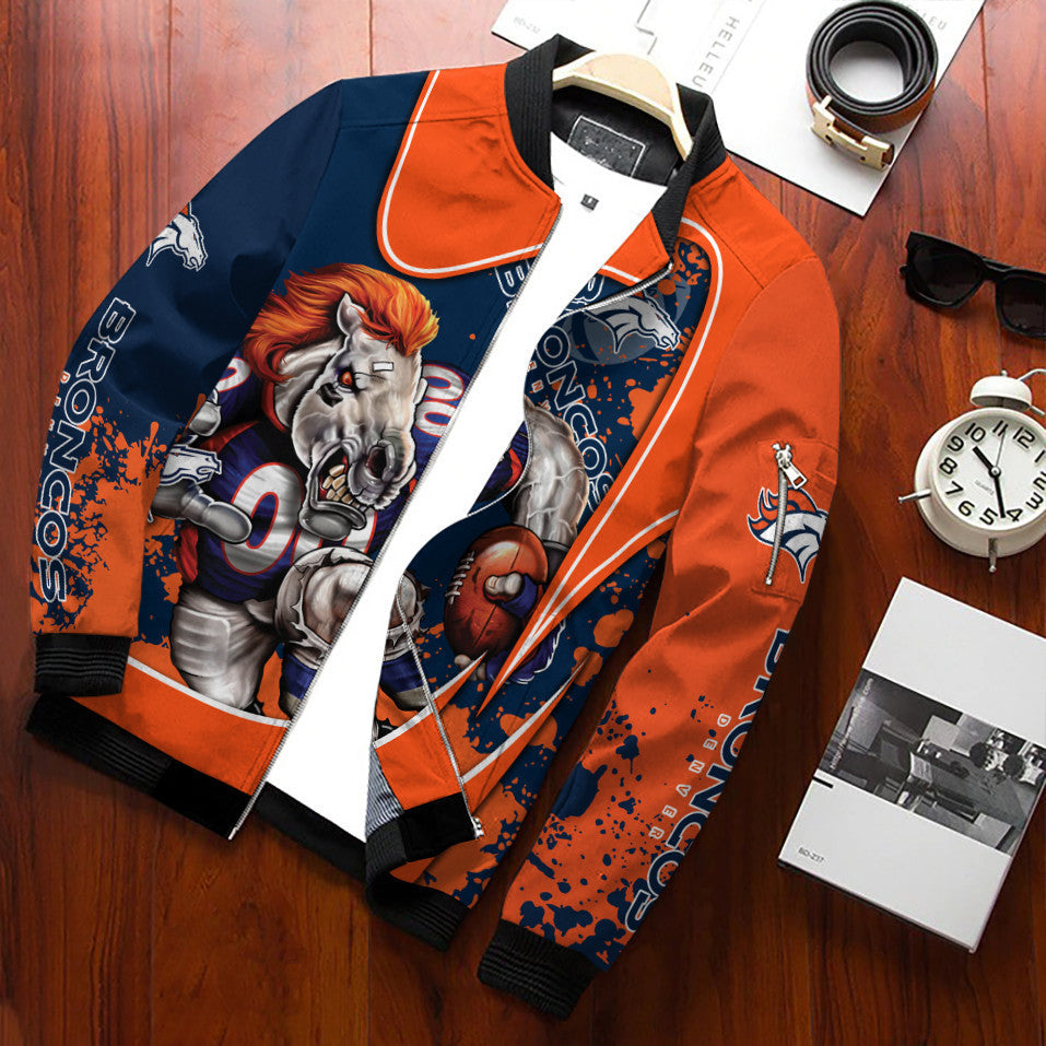 Denver Broncos Personalized Bomber Jacket BG501