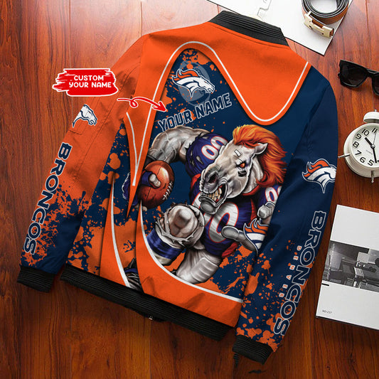 Denver Broncos Personalized Bomber Jacket BG501