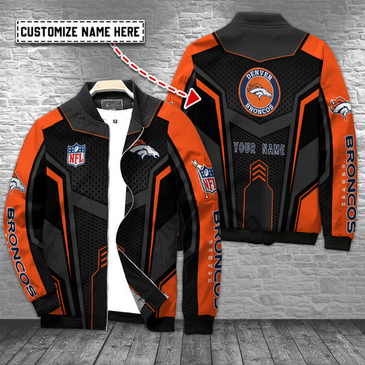 Denver Broncos Personalized Bomber Jacket BG60