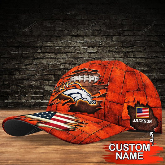Denver Broncos Personalized Classic Cap BG217