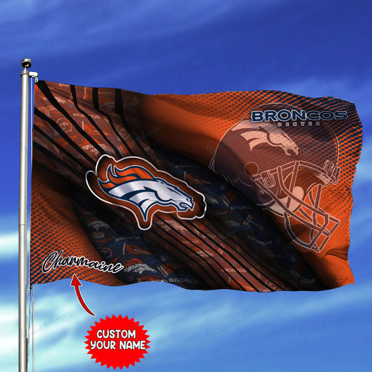 Denver Broncos Personalized Flag 215