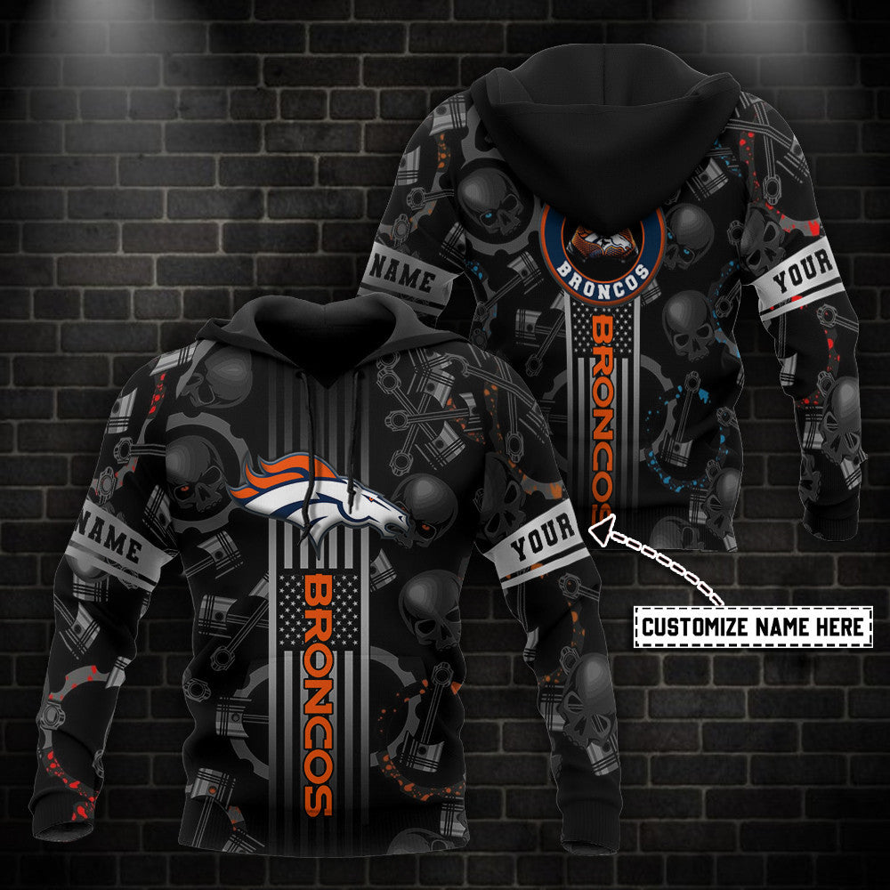 Denver Broncos Personalized Hoodie BB37