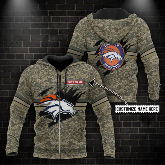 Denver Broncos Personalized Hoodie BB77