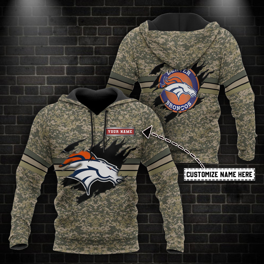 Denver Broncos Personalized Hoodie BB77