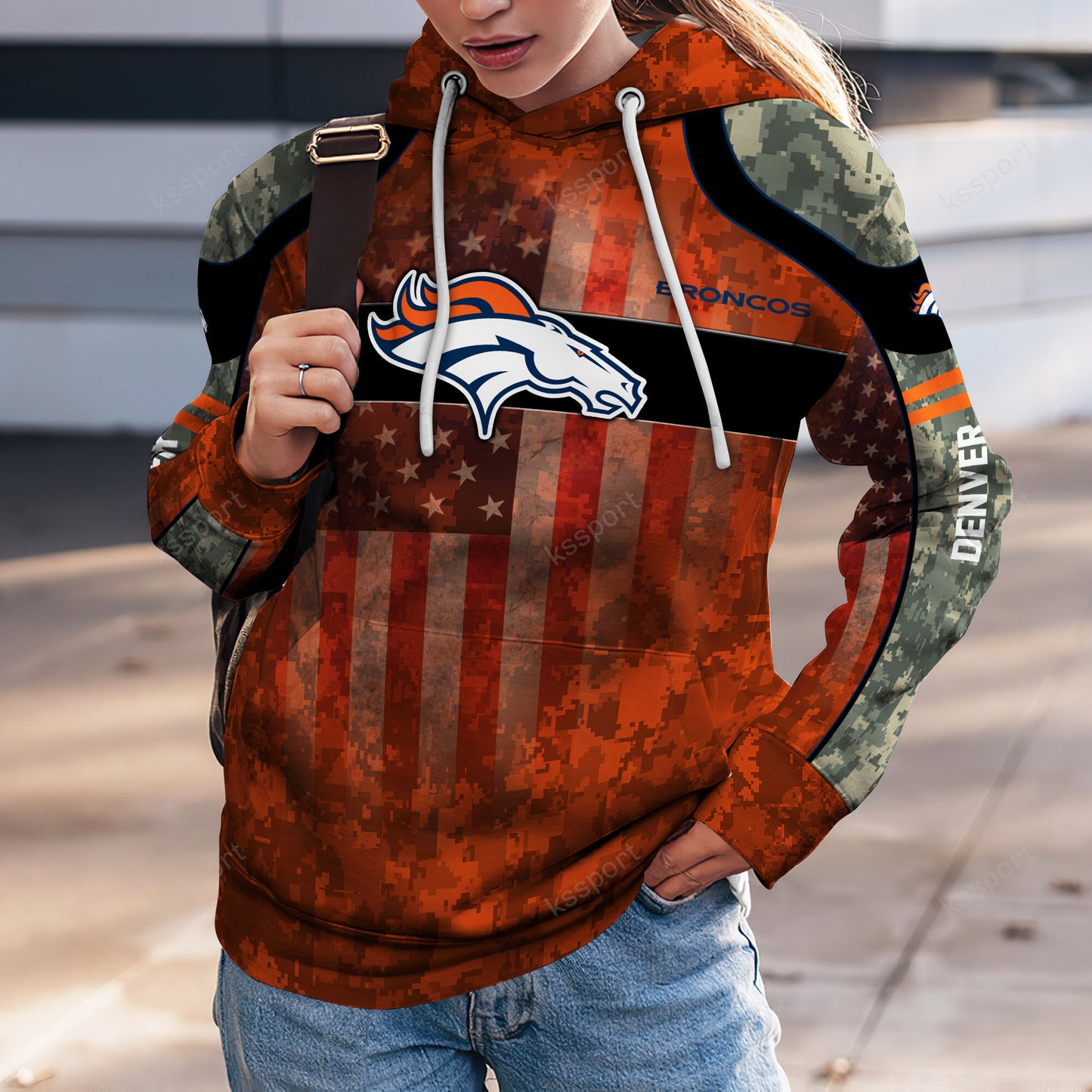 Denver Broncos Personalized Leggings And Hoodie BG72