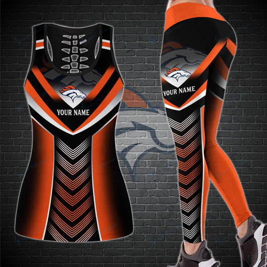 Denver Broncos Personalized Leggings And Tank Top BG10