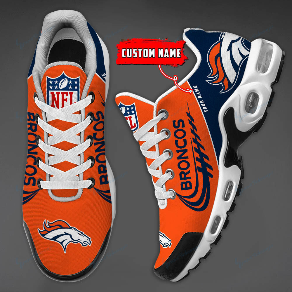 Denver Broncos Personalized Plus T-N Youth Sneakers BG10
