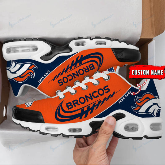 Denver Broncos Personalized Plus T-N Youth Sneakers BG10
