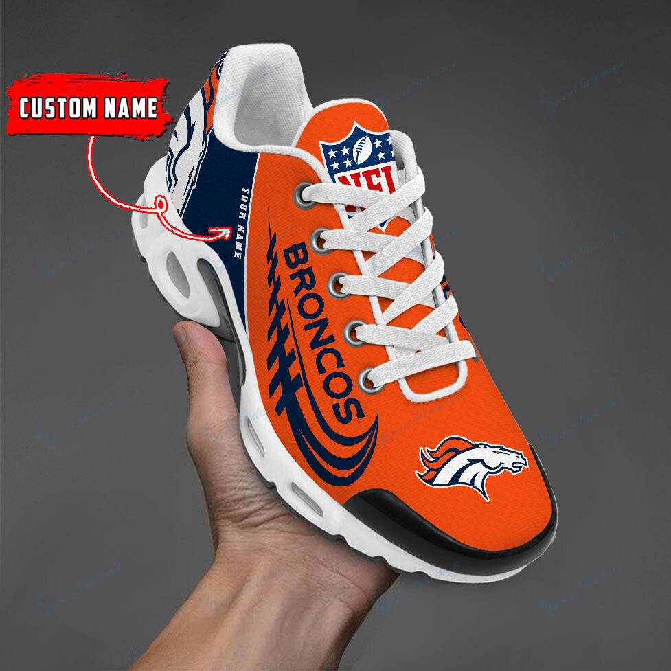 Denver Broncos Personalized Plus T-N Youth Sneakers BG10