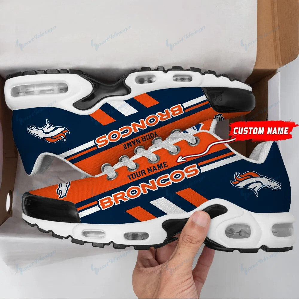 Denver Broncos Personalized Plus T-N Youth Sneakers BG57