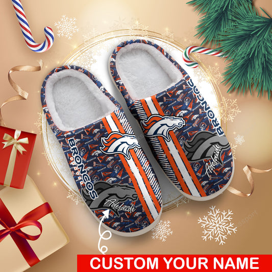Denver Broncos Personalized Slipper BG67