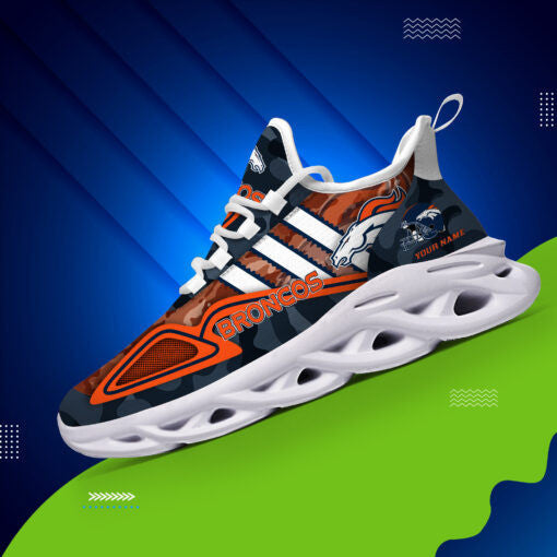 Denver Broncos Personalized Yezy Running Sneakers BB241