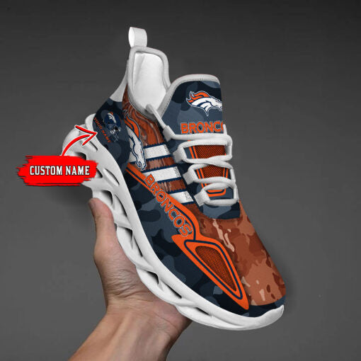 Denver Broncos Personalized Yezy Running Sneakers BB241
