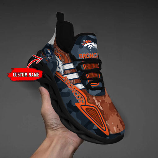 Denver Broncos Personalized Yezy Running Sneakers BB241