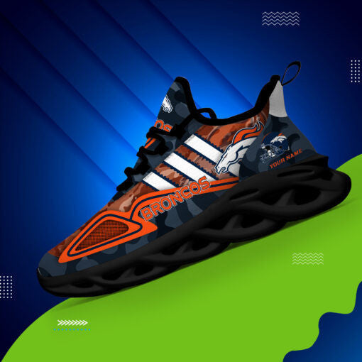Denver Broncos Personalized Yezy Running Sneakers BB241