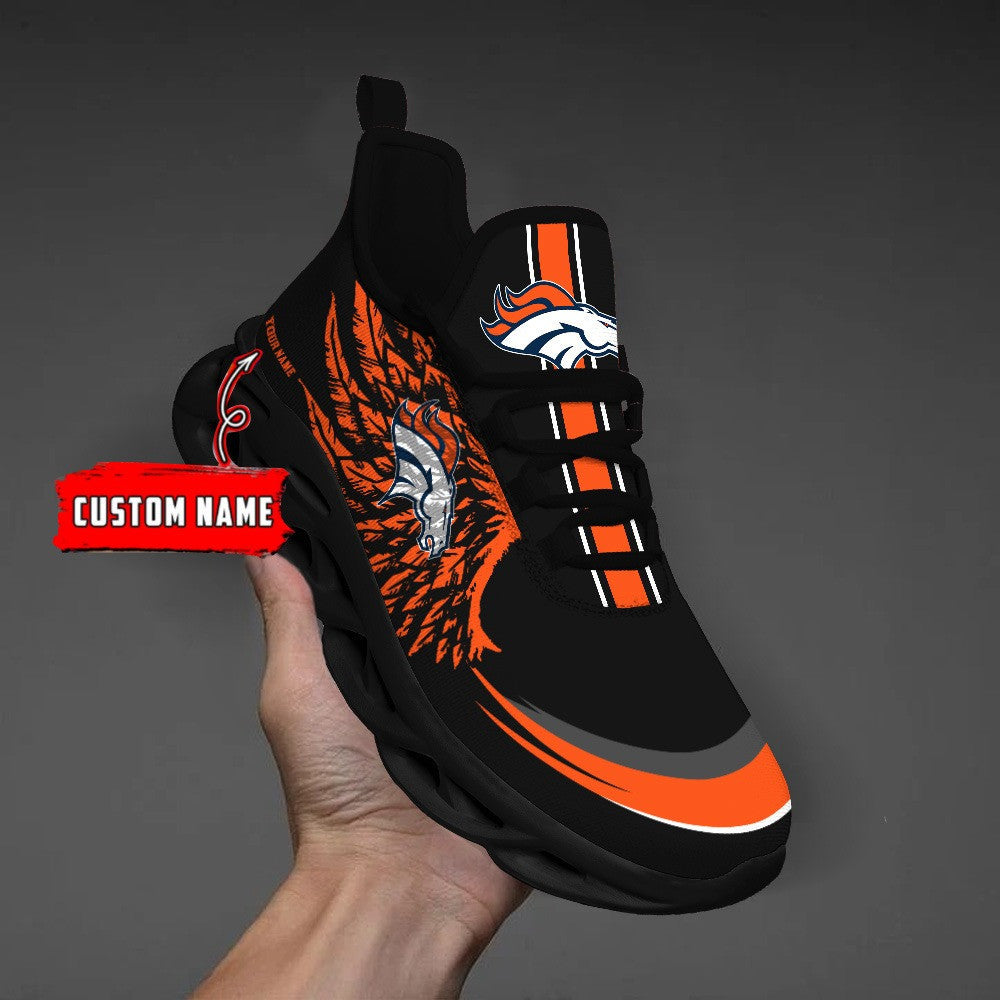 Denver Broncos Personalized Yezy Running Sneakers BB663