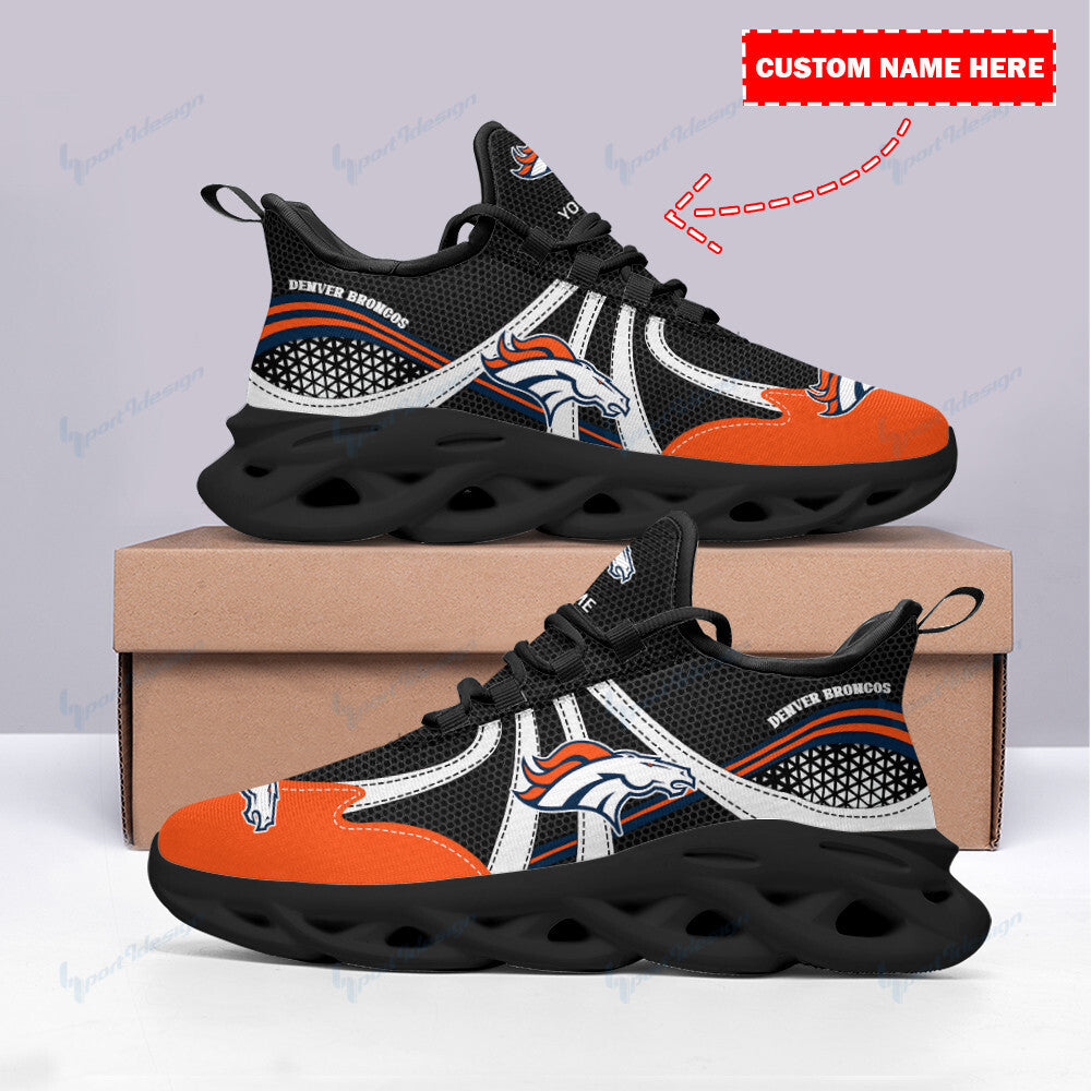Denver Broncos Personalized Yezy Running Sneakers BB824