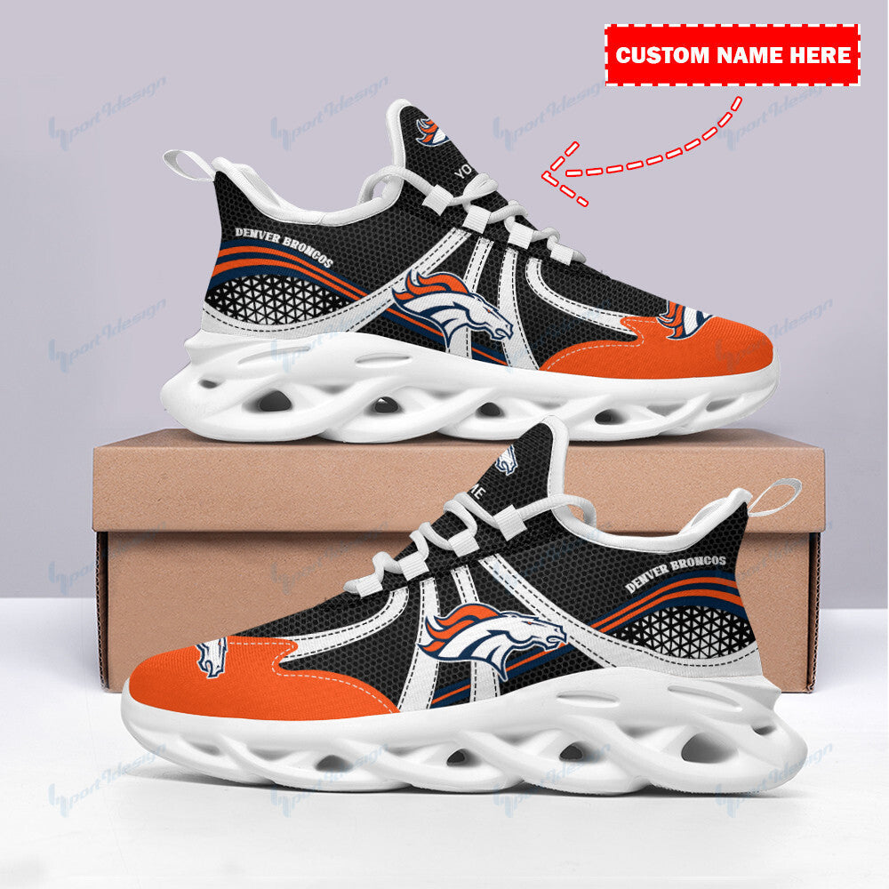 Denver Broncos Personalized Yezy Running Sneakers BB824