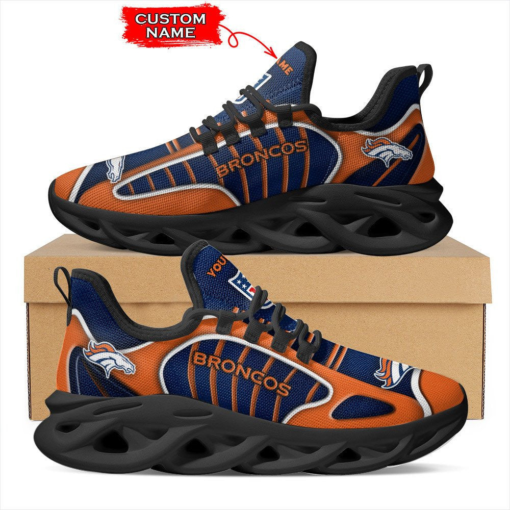 Denver Broncos Personalized Yezy Running Sneakers BG151