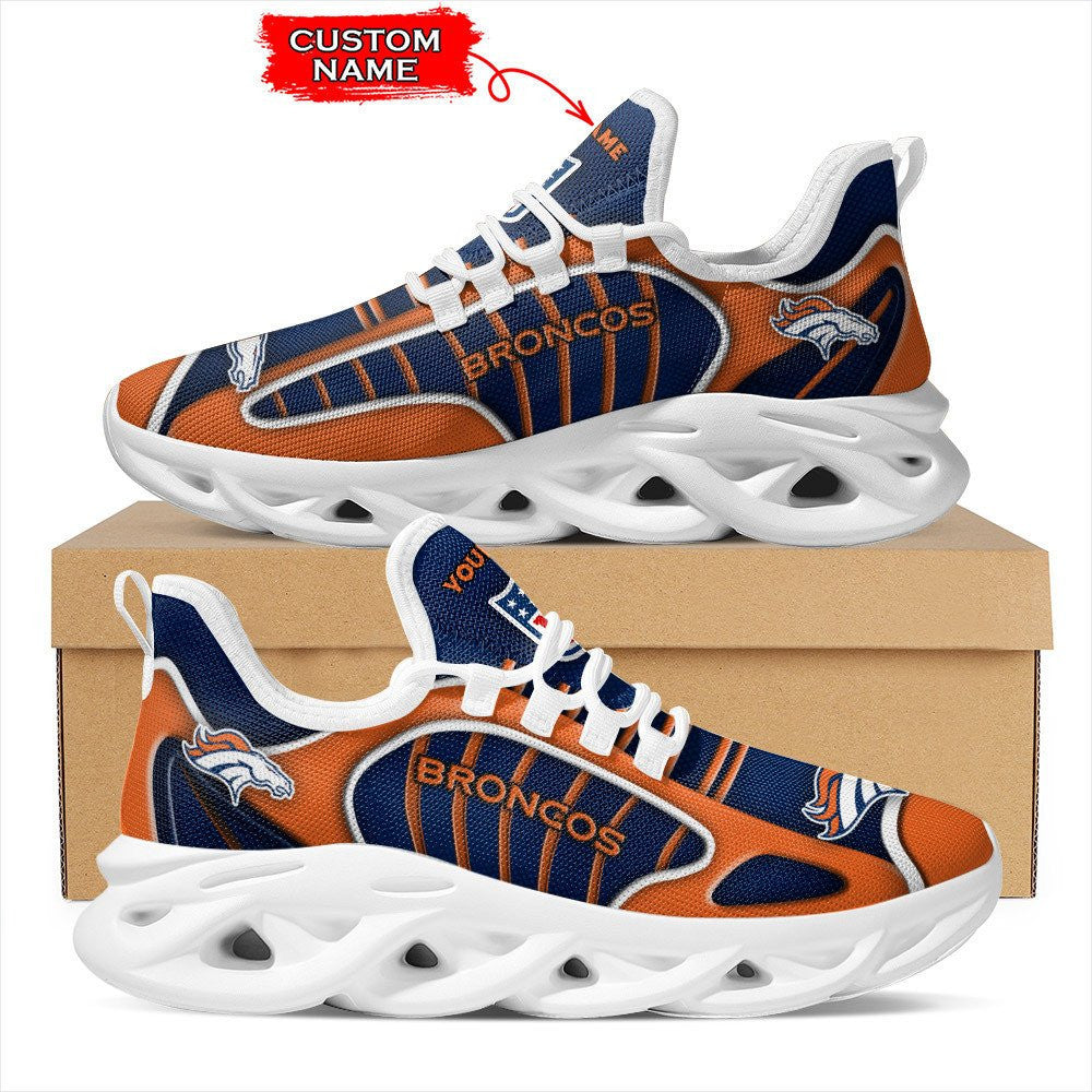 Denver Broncos Personalized Yezy Running Sneakers BG151