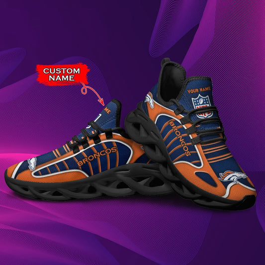 Denver Broncos Personalized Yezy Running Sneakers BG151