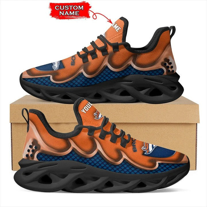 Denver Broncos Personalized Yezy Running Sneakers BG393