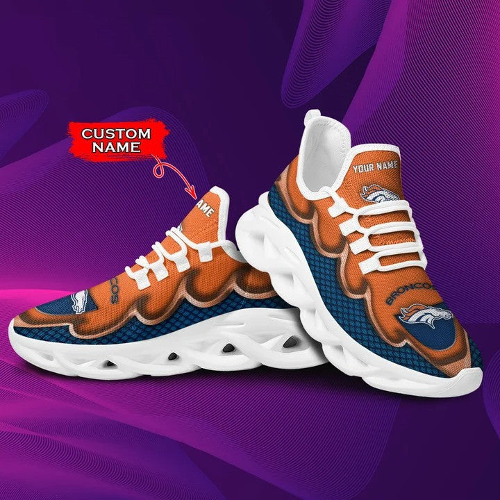 Denver Broncos Personalized Yezy Running Sneakers BG393