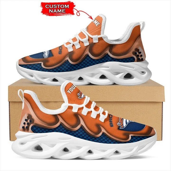Denver Broncos Personalized Yezy Running Sneakers BG393