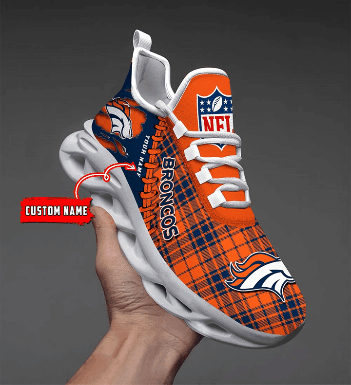 Denver Broncos Personalized Yezy Running Sneakers SPD284