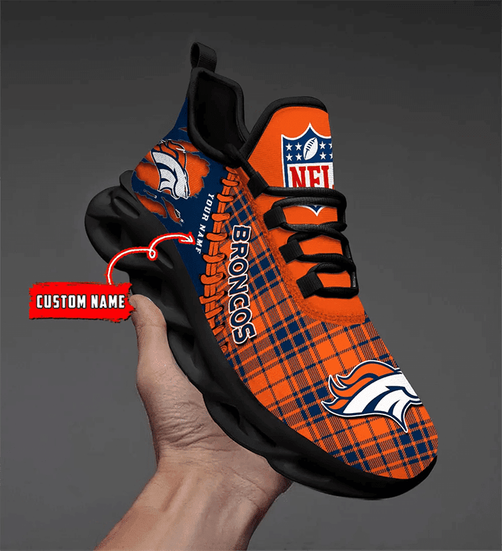 Denver Broncos Personalized Yezy Running Sneakers SPD284