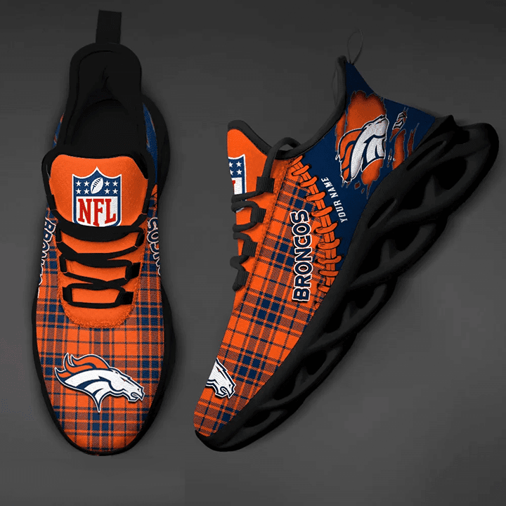 Denver Broncos Personalized Yezy Running Sneakers SPD284