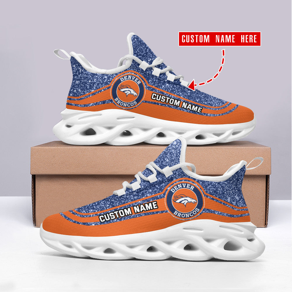 Denver Broncos Personalized Yezy Running Sneakers SPD330