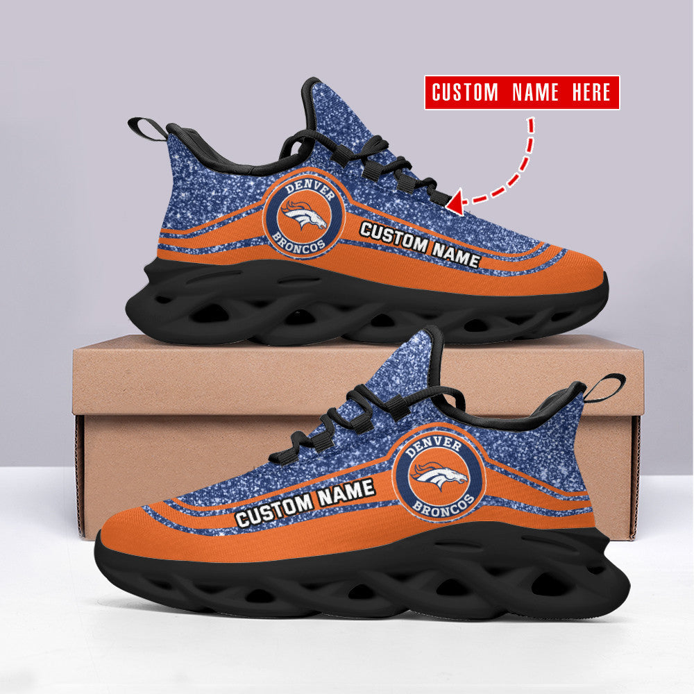 Denver Broncos Personalized Yezy Running Sneakers SPD330