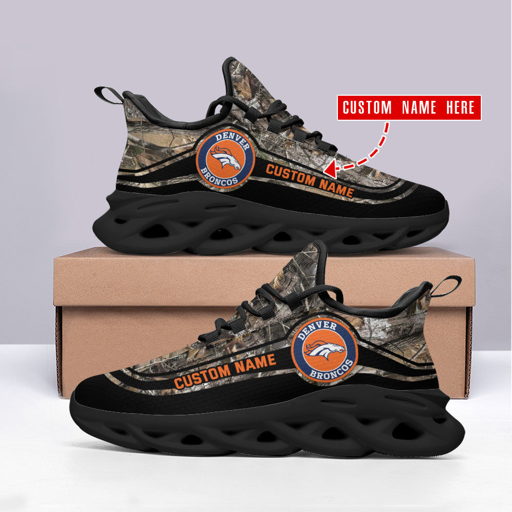 Denver Broncos Personalized Yezy Running Sneakers SPD388