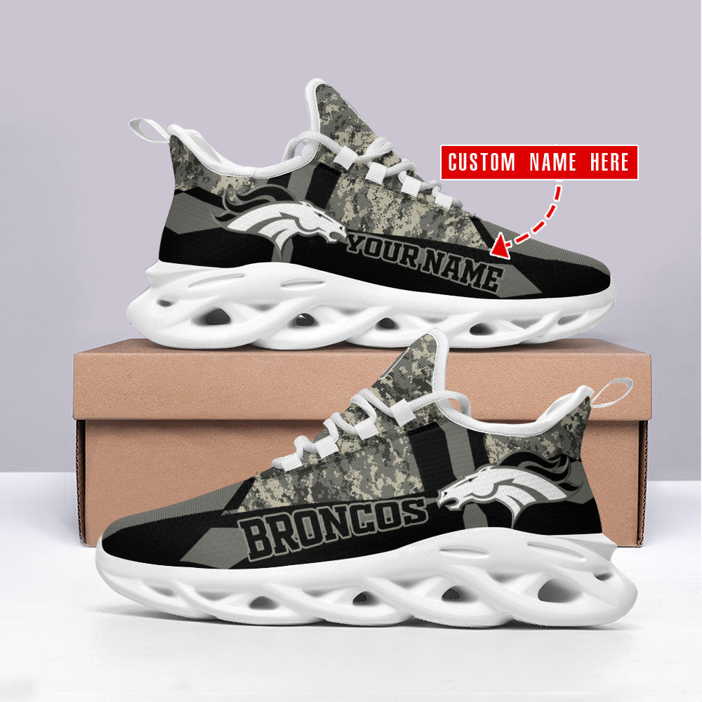 Denver Broncos Personalized Yezy Running Sneakers SPD490