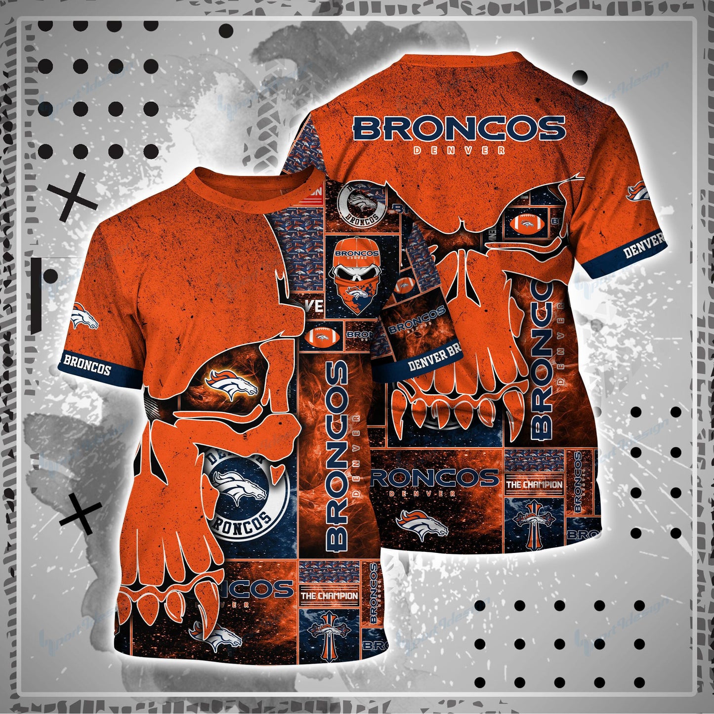 Denver Broncos Shirt and Shorts BG77