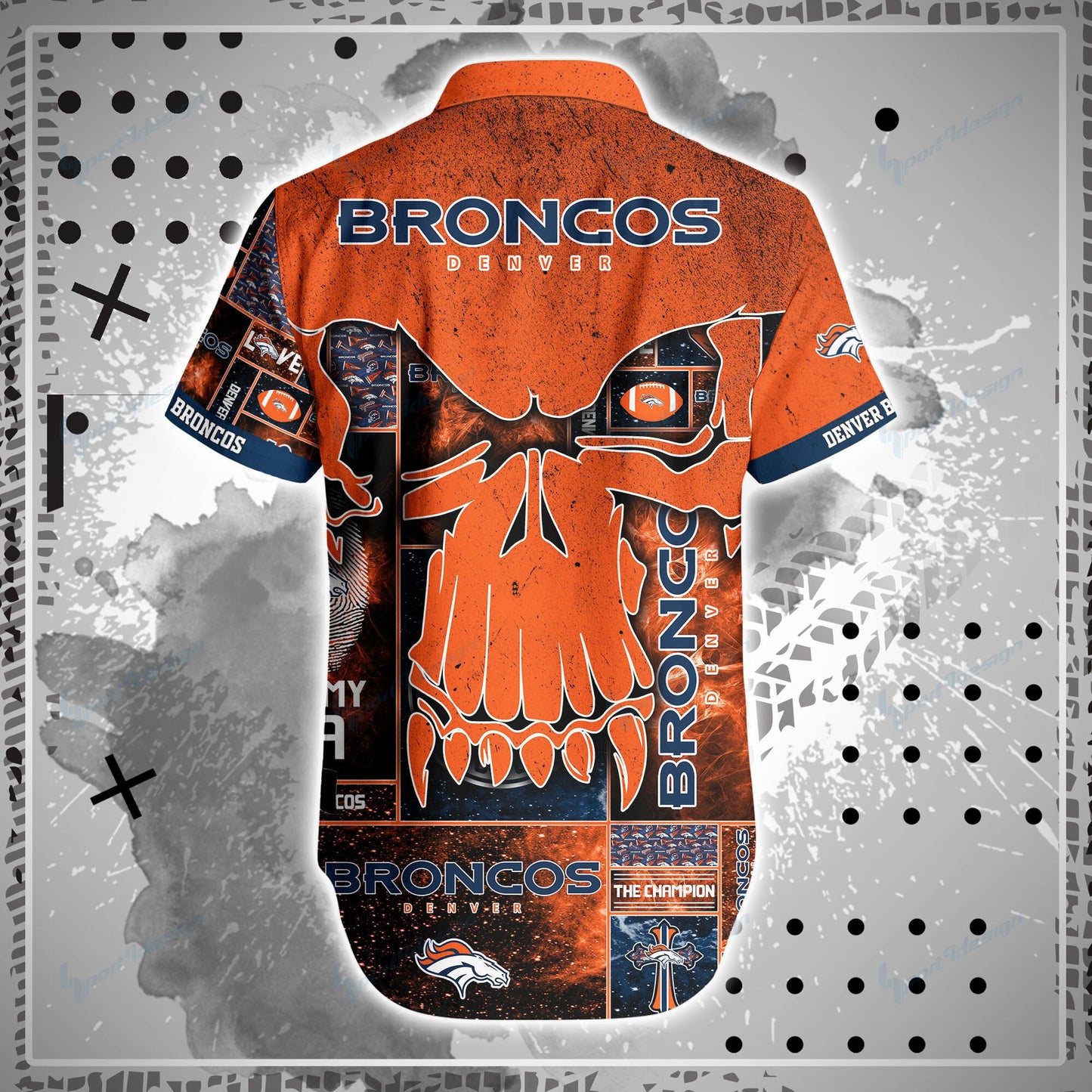 Denver Broncos Shirt and Shorts BG77