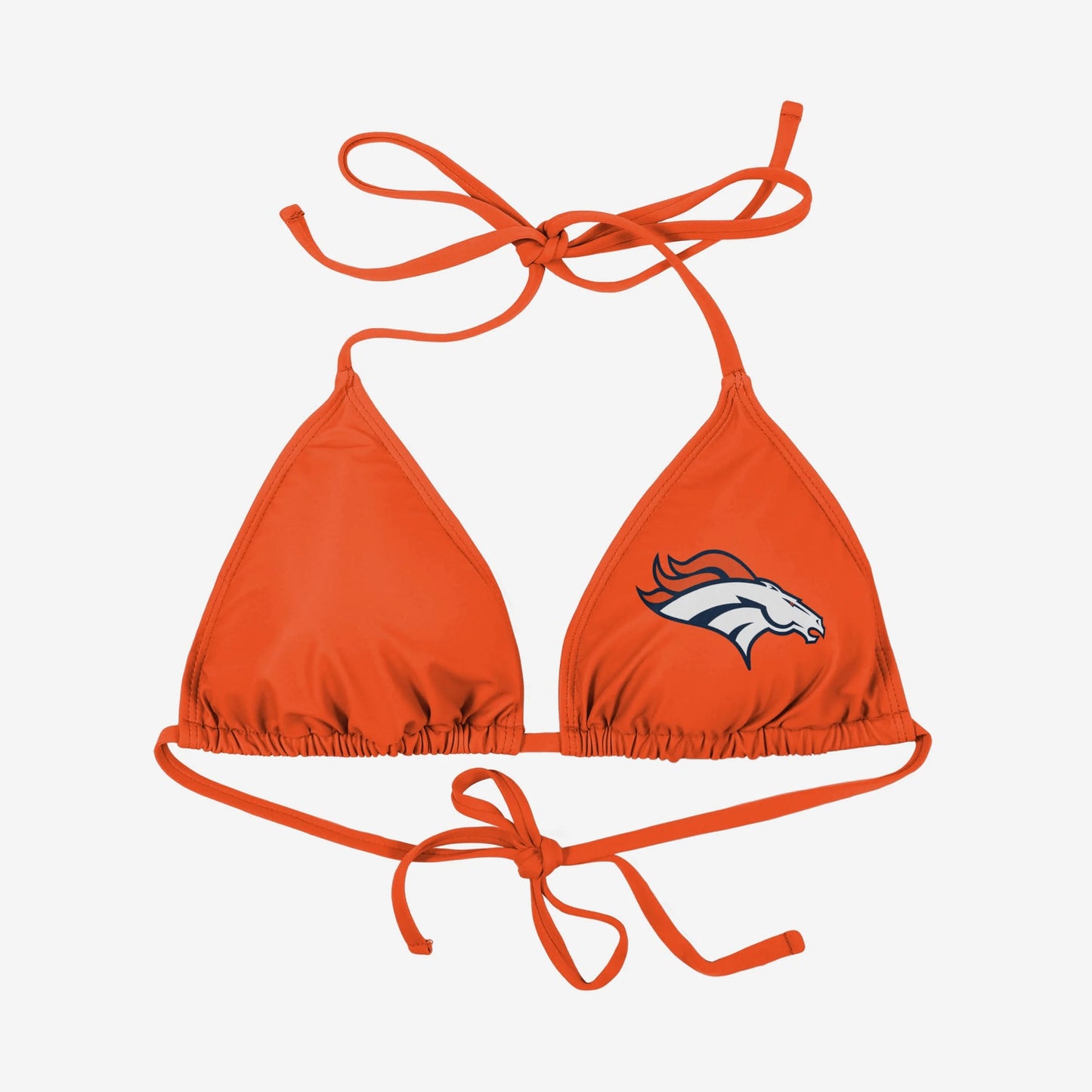 Denver Broncos Womens Solid Logo Bikini