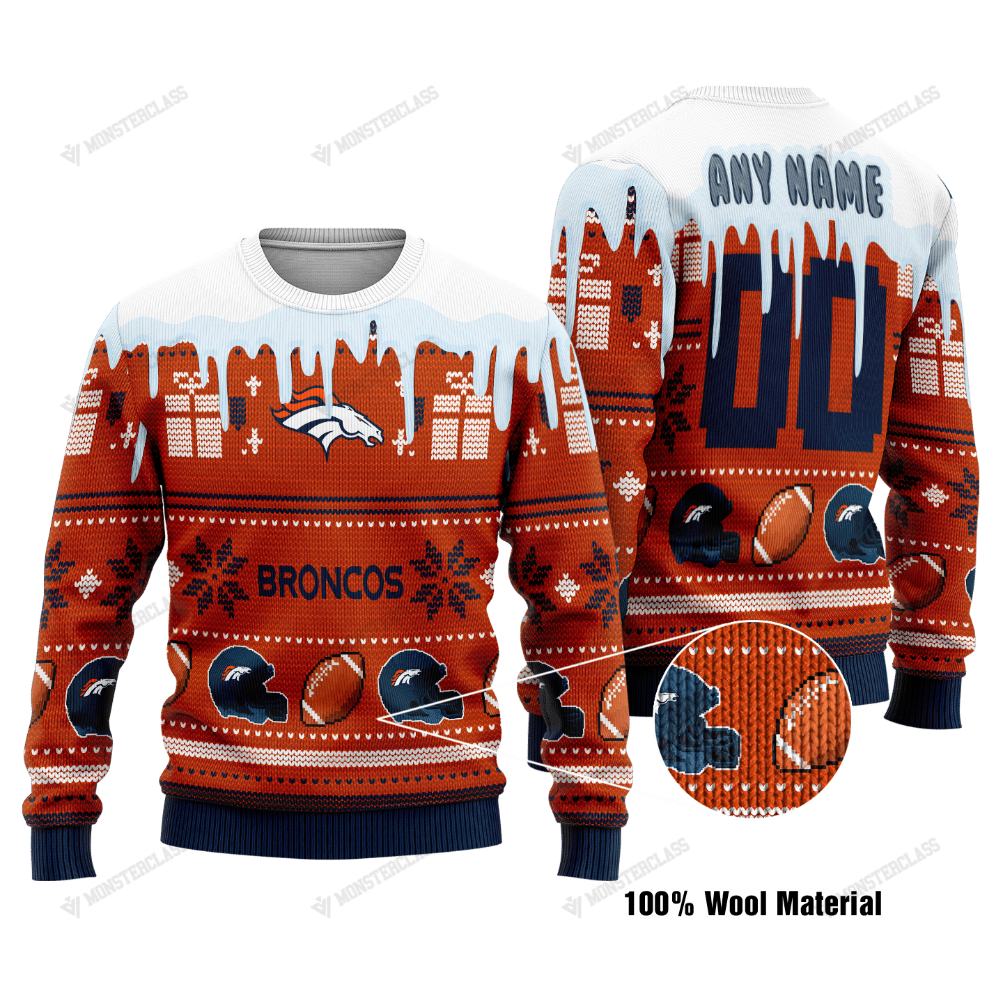 Denver Broncos Woolen Sweater 179