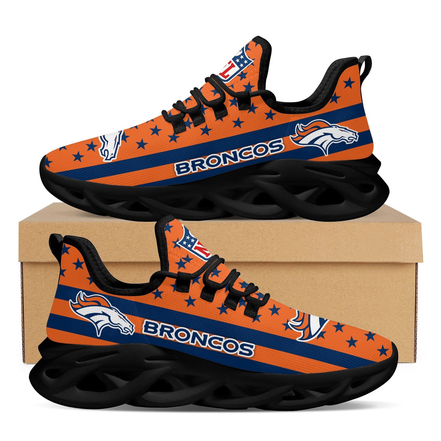 Denver Broncos Yezy Running Sneakers 48
