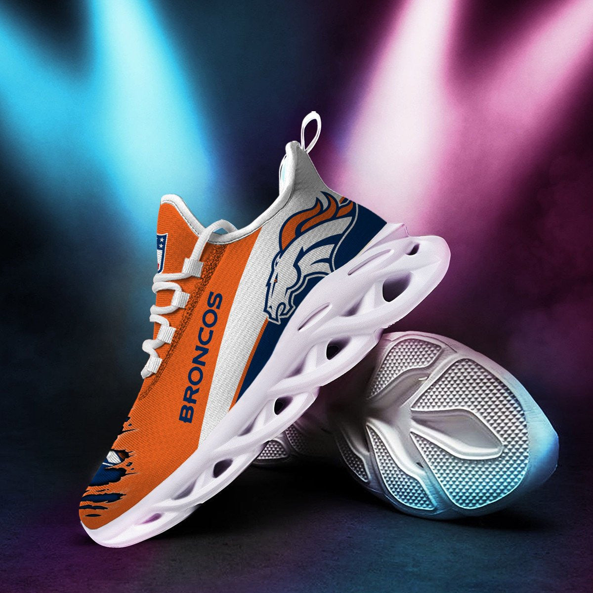 Denver Broncos Yezy Running Sneakers 906