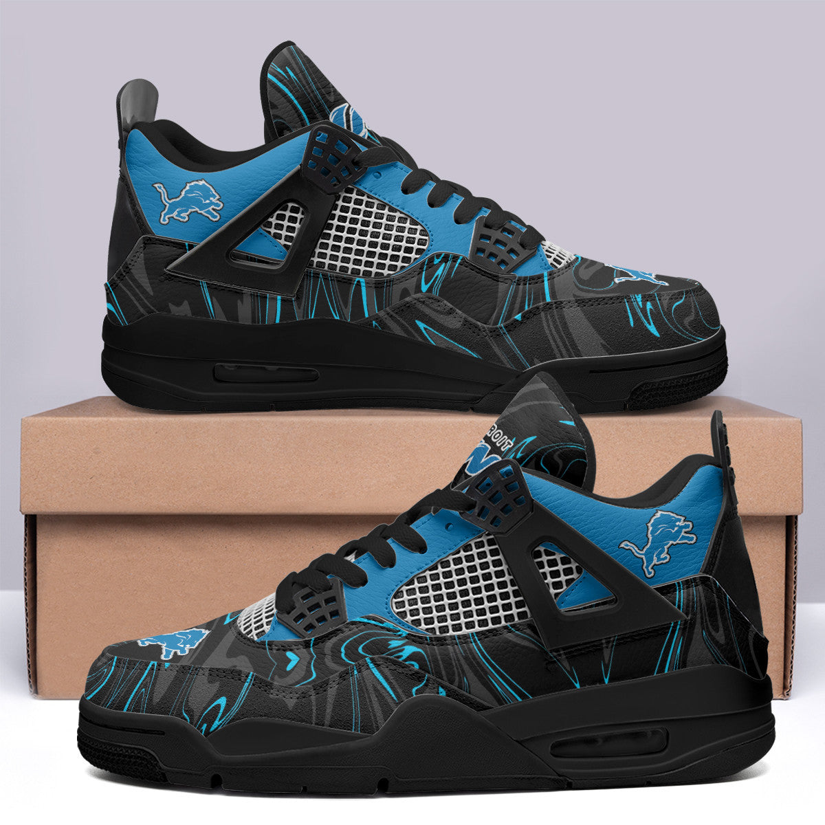 Detroit Lions AJ4 Sneaker BG261