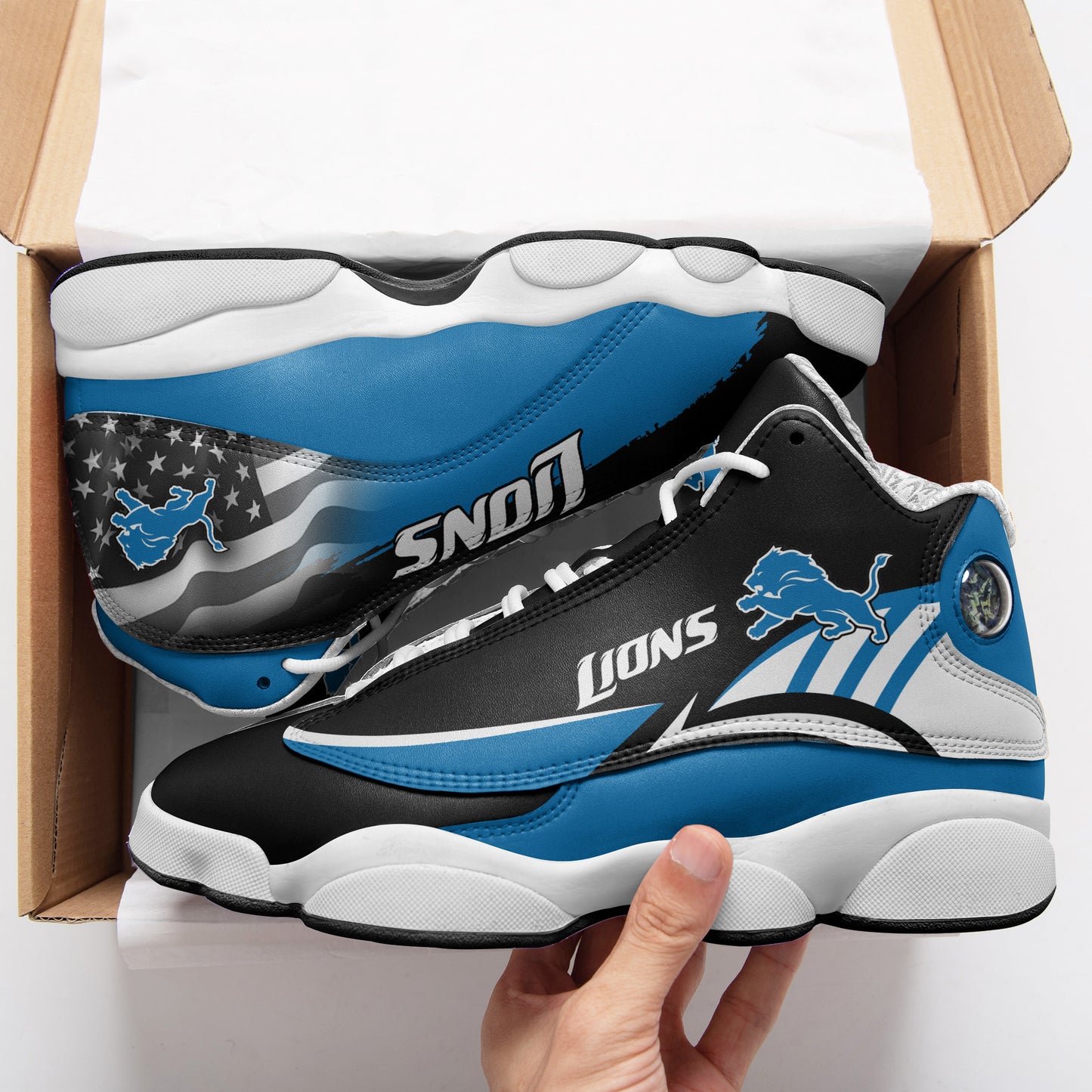 Detroit Lions AJD13 Sneakers 1110