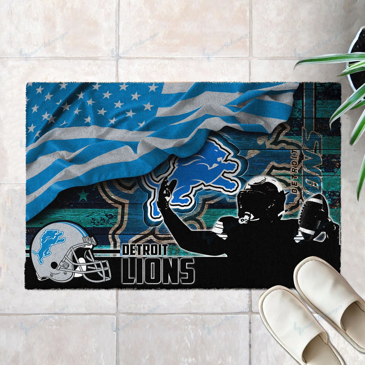 Detroit Lions Doormat BG41