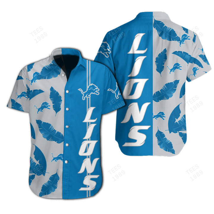 Detroit Lions Hawaii Shirt & Shorts BG81