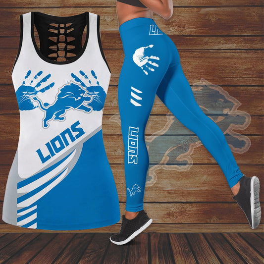 Detroit Lions Leggings And Tank Top 155