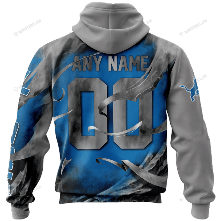 Detroit Lions Limited Edition All Over Print Hoodie Sweatshirt Zip Hoodie T shirt Unisex 869