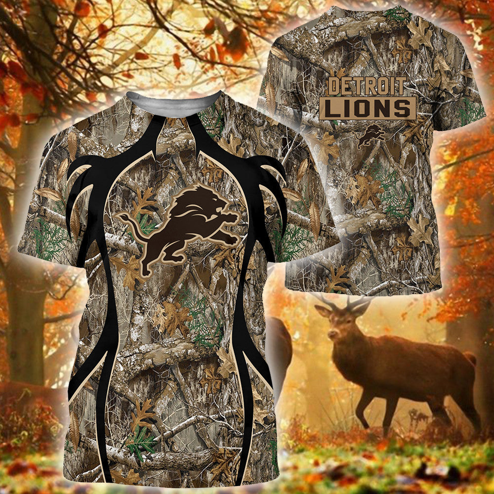 Detroit Lions Limited Edition All Over Print Hoodie Sweatshirt Zip Hoodie T shirt Unisex 891